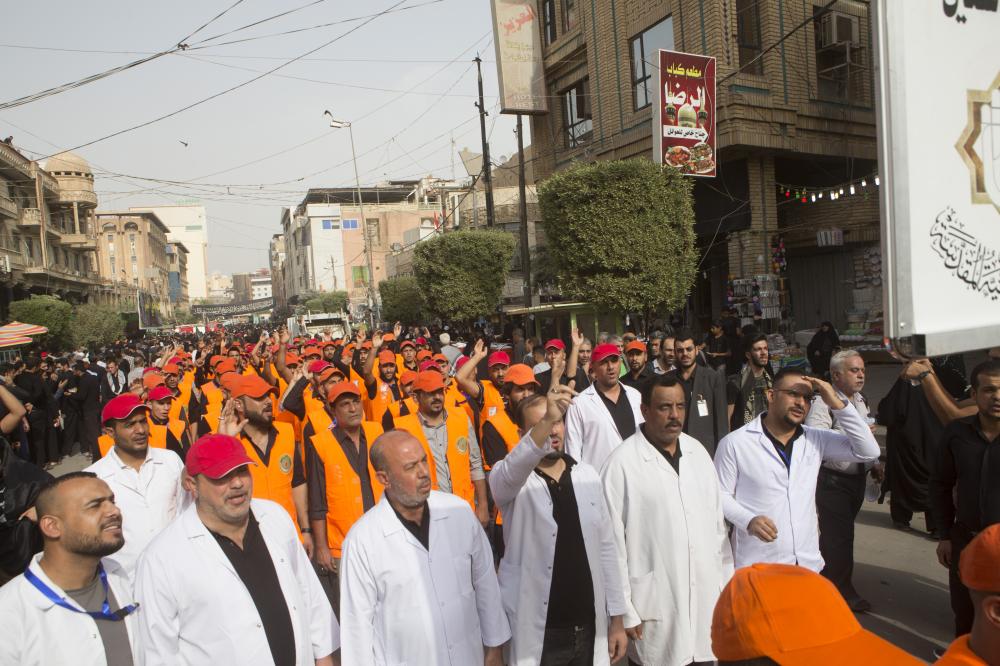 Medical evacuation teams begin implementing their plan to provide its services to the visitors of Arba'een.