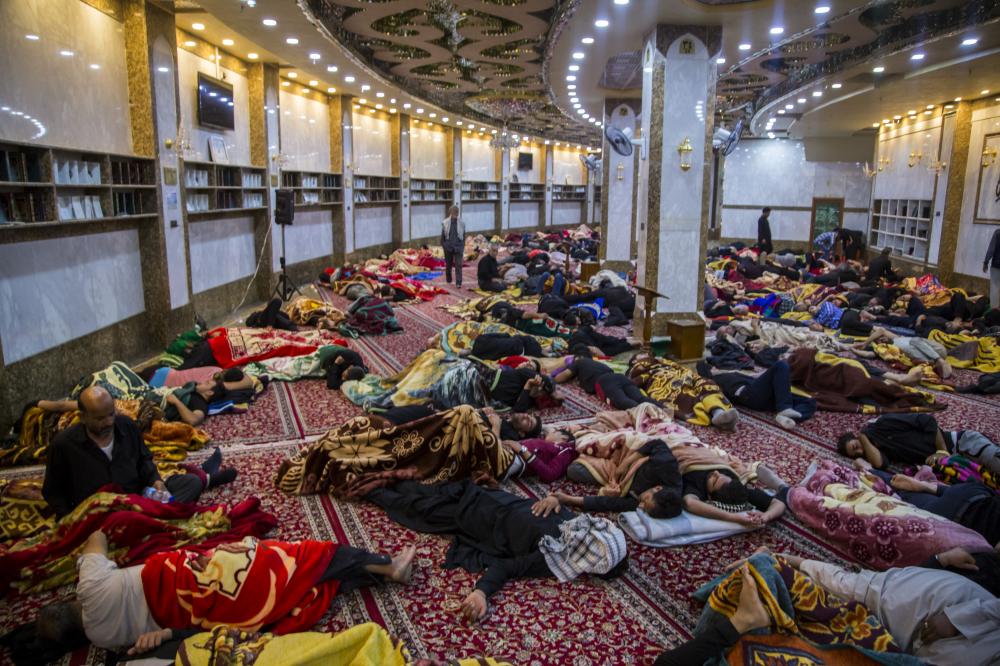 The basements of the expansion of the al-Abbas's (p) Holy Shrine embrace the visitors.