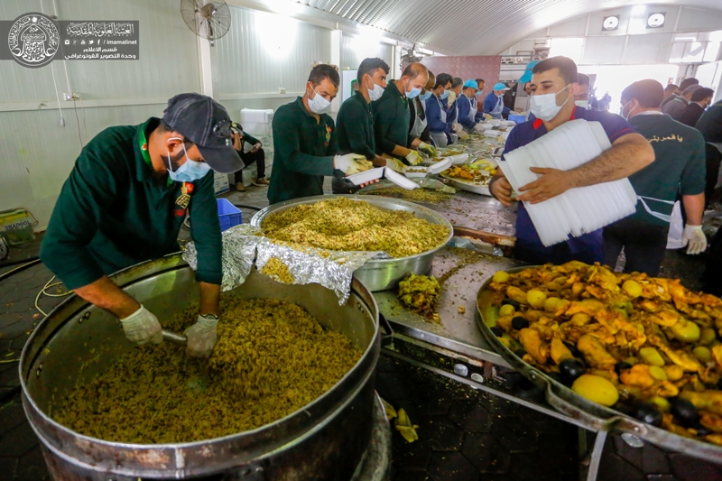 The Holy Shrine of Imam Ali (PBUH) Established Central Kitchens Offering Hundred Thousands of Meals.