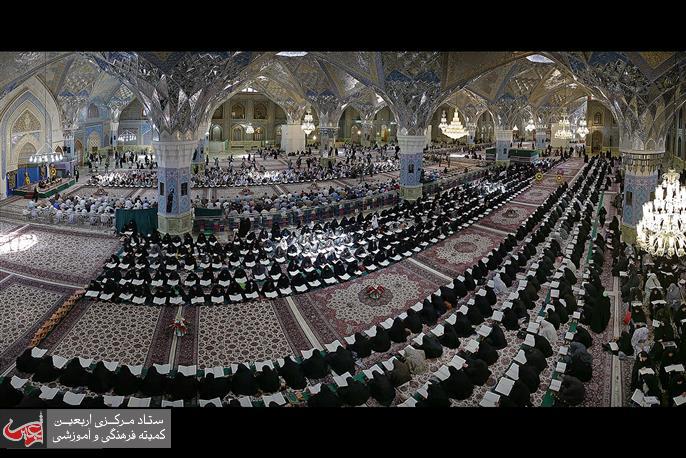 “Razavi Shrine, at the Night of the Martyrdom of Imam Reza (A.S.) Hosts the Quranic Circle”