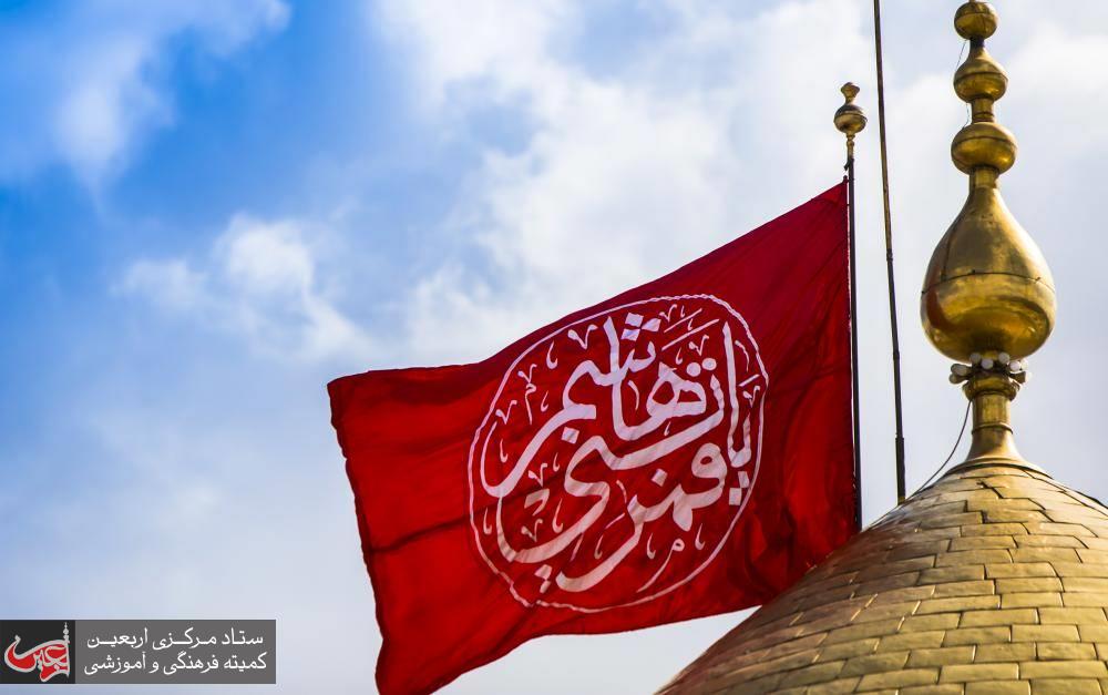 The mourning and blackness signs from the shrine of Aba al-Fadl al-Abbas(PBUH) was removed.