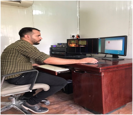 Screens Unit in the Holy Shrine of Imam Ali(PBUH) Makes Strenuous Efforts Serving the Pilgrims.