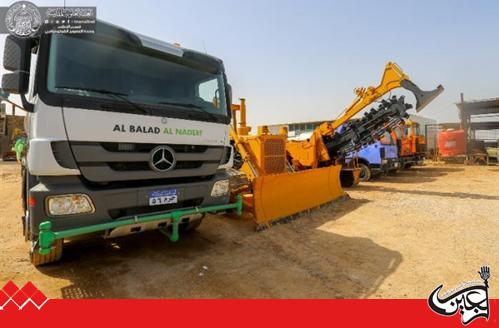 The cadres of the Engineering Mechanics Department of Imam Ali(AS) Holy Shrine are repairing a number of consuming mechanisms. 