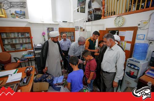 Religious Preaching Division of Imam Ali(AS) Holy Shrine receives a group of orphans.