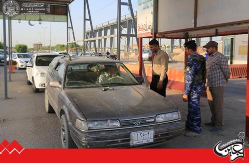 External Security of Imam Ali(AS) Holy Shrine launches daily services and follow-up to facilitate the task of entering the mechanisms.