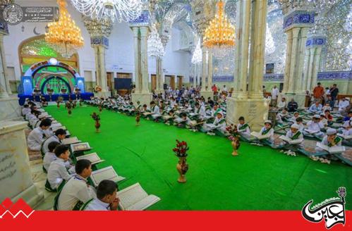 Imam Ali(AS) Holy Shrine sponsors 130 students within the Quran Youth Project in the Holy Shrine. 