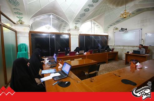  Imam Ali(AS) Holy Shrine organizes a training course on the basics of computer for the employees of Women Affairs' Department.