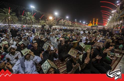 The believers revive the second night of al-Qadr and the martyrdom anniversary of the Commander of the Faithful (PBUH) in Karbala.