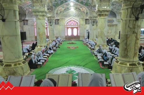 Women Quranic Division at Imam Ali Holy Shrine concludes the Quranic sessions for the girls. 