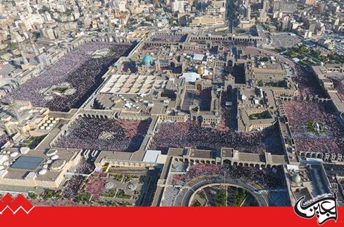 Eid Fitr Prayer Performed in Razavi Holy Shrine