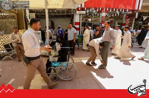 Security Department of Imam Ali(AS) Holy Shrine carries out a special plan to protect the incoming visitors during Eid al-Fitr. 