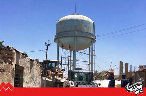 The External Services Department of Imam Ali(AS) Holy Shrine cleand the streets of Wadi Al Salam Cemetery.