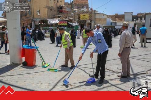 On Eid al-Fitr Occasion; the Volunteer Division of Imam Ali Holy Shrine provides the services of visitors with more than 500 volunteers.