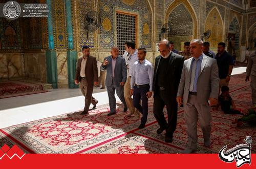 An official diplomatic delegation from the Brazilian Embassy in Iraq visited Imam Ali(AS) Holy Shrine.