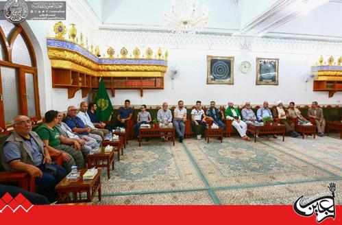 A Turkish delegation from Al-Bayt Foundation visits The Shrine of Imam Ali(AS).