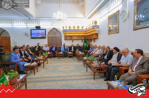 Secretary General of Imam Ali(AS) Holy Shrine presents basic plan to the federal and local to promote the city of Najaf.