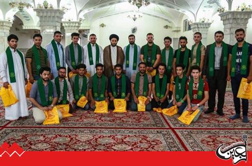 Imam Ali(AS) Holy Shrine hosts a group of the students of Baghdad University in the course of ideological development. 