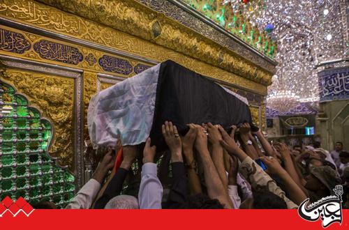 The al-Abbas's(p) Holy Shrine mourns one of the martyrs of the al-Abbas (AS) Fighting Squad .