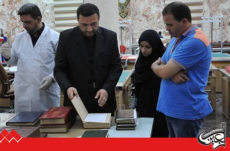 Egyptian archeologists visit Imam Hussein(AS) Center of Manuscripts