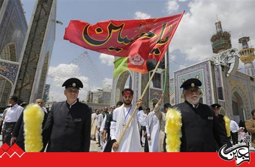  Coincident with Karamat Ten Days Celebration; Herats On-foot Caravan Entered Razavi Holy Shrine.