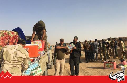 The al-Abbas’s (p) Holy Shrine sends an aid convoy to support the popular mobilization forces at the Iraqi-Syrian border.