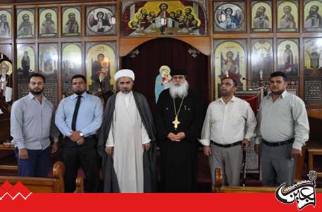  Head of Coptic Christian sect, in Iraq: Imam Hussein(AS) is for all religions.