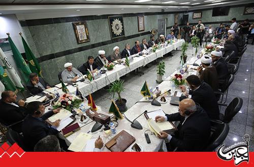 An Official Delegation of the Holy Shrine of Imam Ali (PBUH) Participates in the Meeting of the Second Round of the Holy Shrines in the Islamic World.