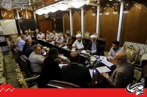 The Administrators in the Holy Shrine of Imam Ali(PBUH) Discuss the Activities of al-Ghadeer Festival.