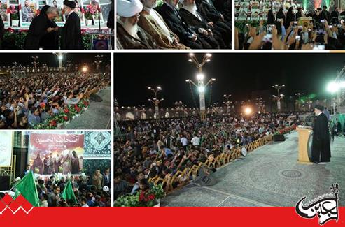 Attended by Thousands of Pilgrims and Neighbors; Commemoration and Admiration of the Martyrs’ Family of “Hojaji” and “Mashlab” in the Razavi Shrine.