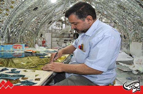 More than 5 million pieces of mirror to cover inner walls and ceilings of Imam Hussein Holy Shrine