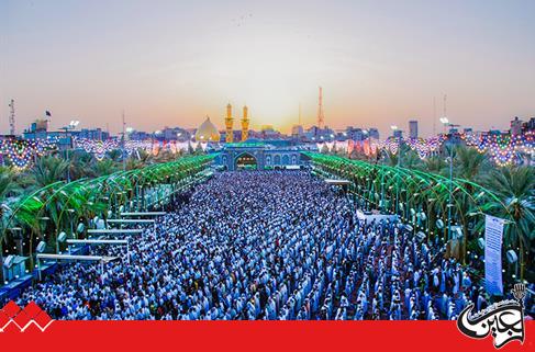 Muslims offer prayer of Eid al-Adha in holy city of Kerbela.