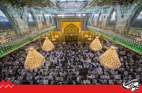 Eid Prayer from the shrines of Imam al-Hussayn and Aba al-Fadl al-Abbas (PBUT)..