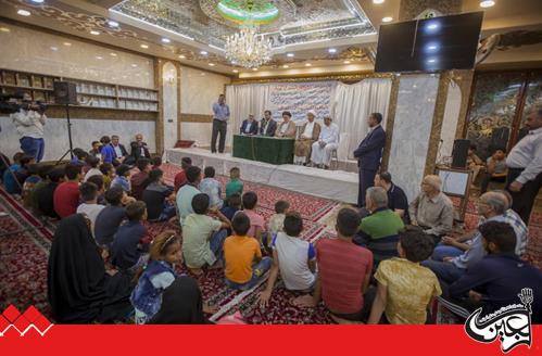 The al-Abbas's(p) Holy Shrine hosts a group of orphans.