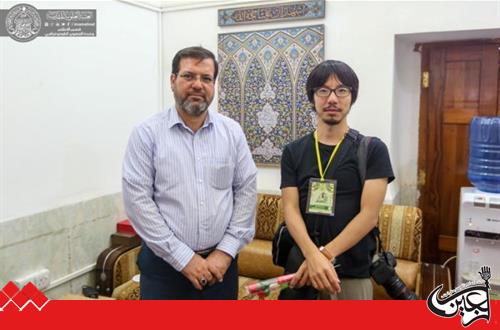 A Japanese Journalist Visits the Holy Shrine of Imam Ali(PBUH).