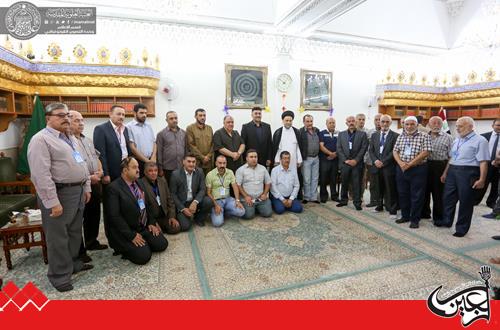 A Delegation of the Dignitaries from the Iraqi city of Mosul Visits the Holy Shrine of Imam Ali(PBUH).