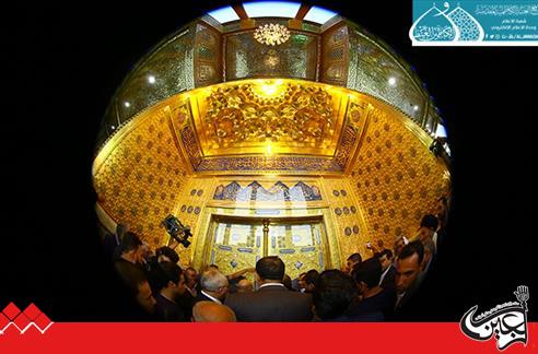 Quraish Porch Gilding Project Inaugurated in Khadhimain Holy Shrine.