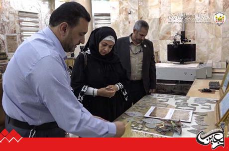 Egyptian archeological delegation visits Imam Hussein(AS) center for maintaining antiquities.