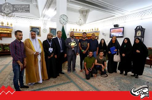 Shababul Salam Team Visited the Holy Shrine of Imam Ali(PBUH).