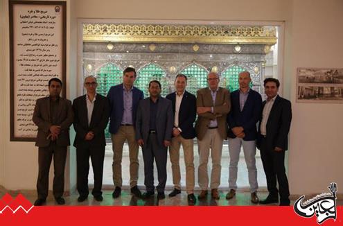 Visit of Five Dutch Physicians to Razavi Holy Shrine.