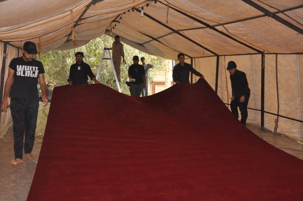 The al-Abbas(AS) Holy Shrine added service sites to serve the visitors of Arbaeen.