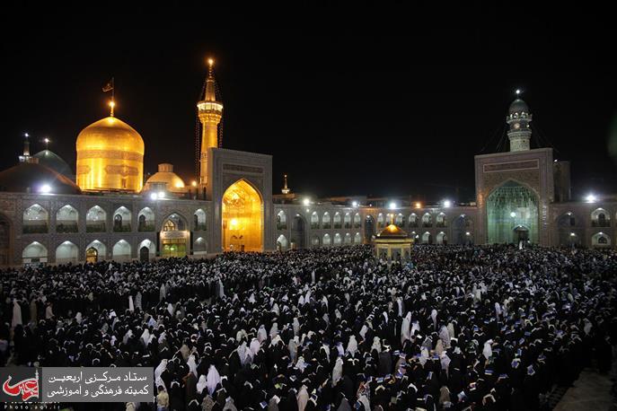 Pakistani Pilgrims of Razavi Holy Shrine Mourned for the Demise of the Prophet (S.A.W.).