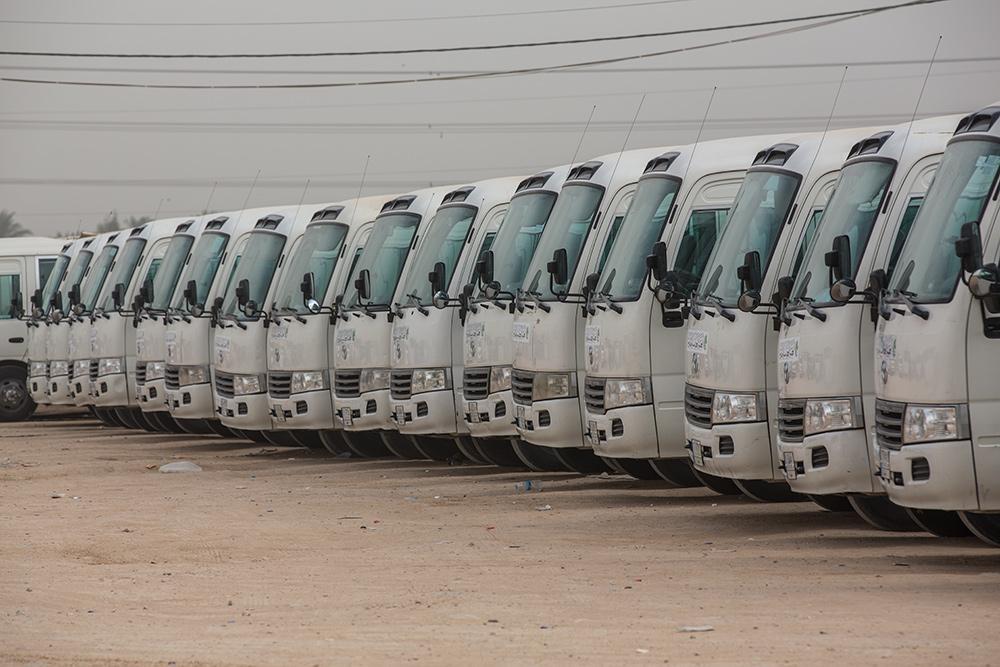 The al-Abbas's (p) Holy Shrine creates a transport fleet to contribute to the transfer of the visitors of Arba'een.