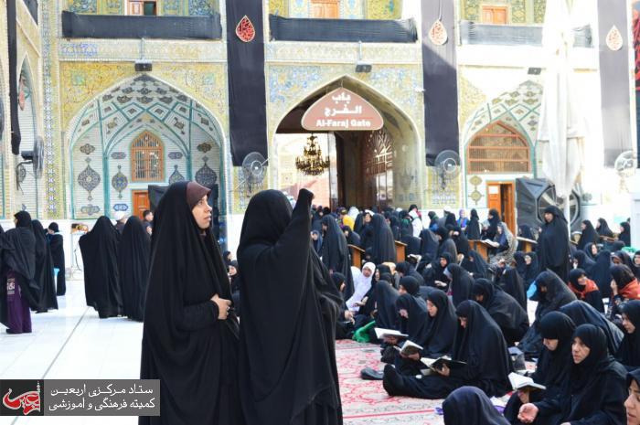 A Tunisian Convert visits the Holy Shrine of Imam Ali(PBUH).