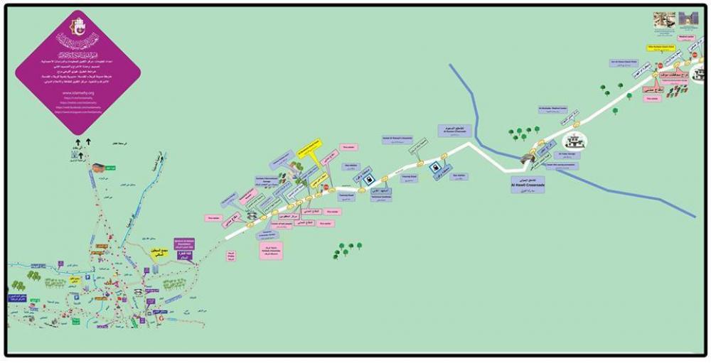 Al-Kafeel Center for Information and Statistical Studies accomplishes three service maps for the main roads leading to the holy city of Karbala.