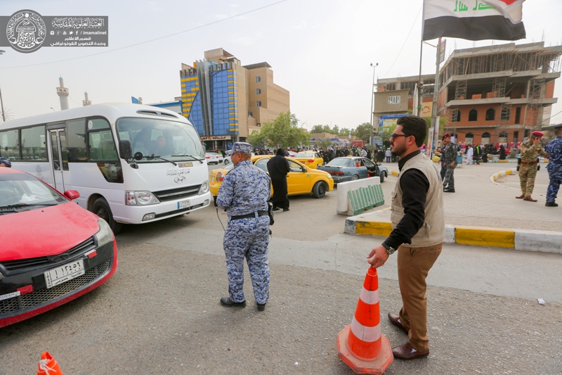 The Security Department of Alavi Holy Shrine cooperates with Najaf Police Forces.