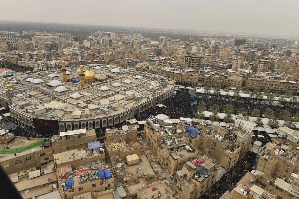 "The road to paradise" a third river flowing to Karbala.