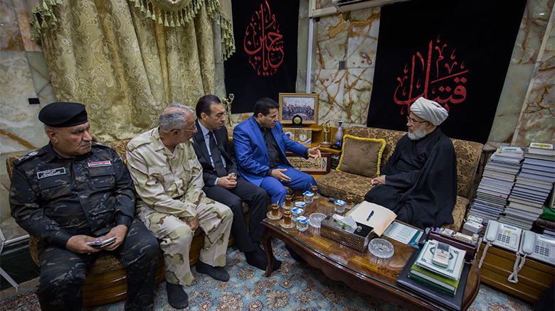 The Iraqi minister of Interior visits Imam Hussein(AS) Holy Shrine.