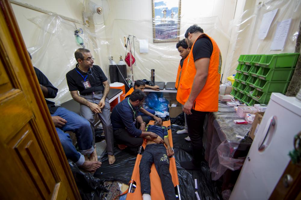 The rescue team of the al-Abbas's (p) Holy Shrine saved more than 6000 cases.